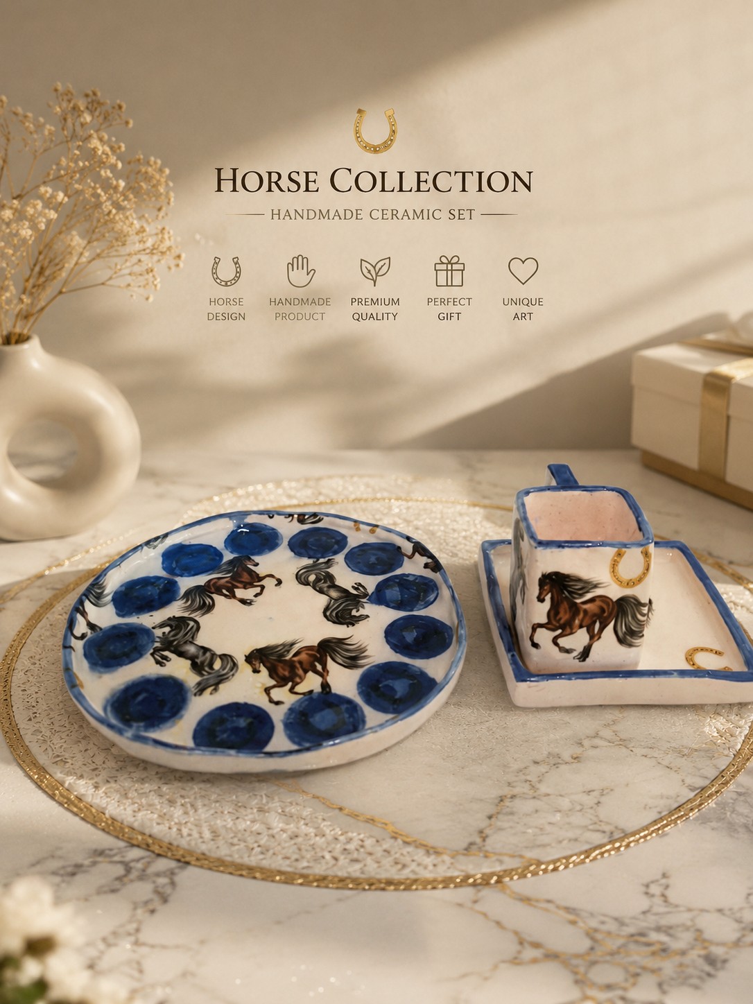 ست آنتیک horse (دستساز)